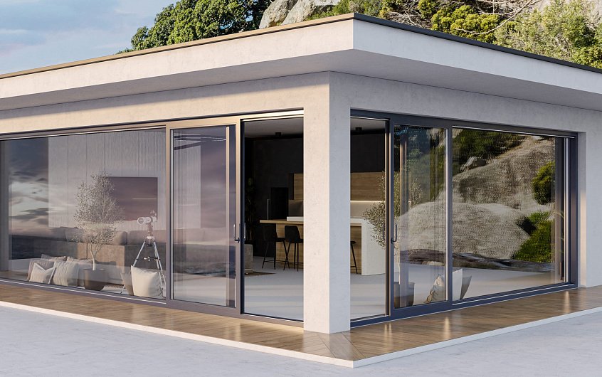 Подъёмно-раздвижные двери VEKAMOTION